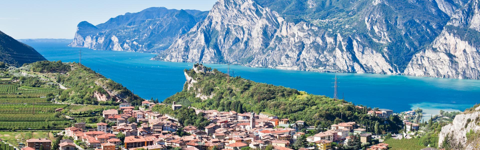 Lake Garda seen from above